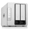 F2-421 Premium Dual Disk Network Storage Server - White