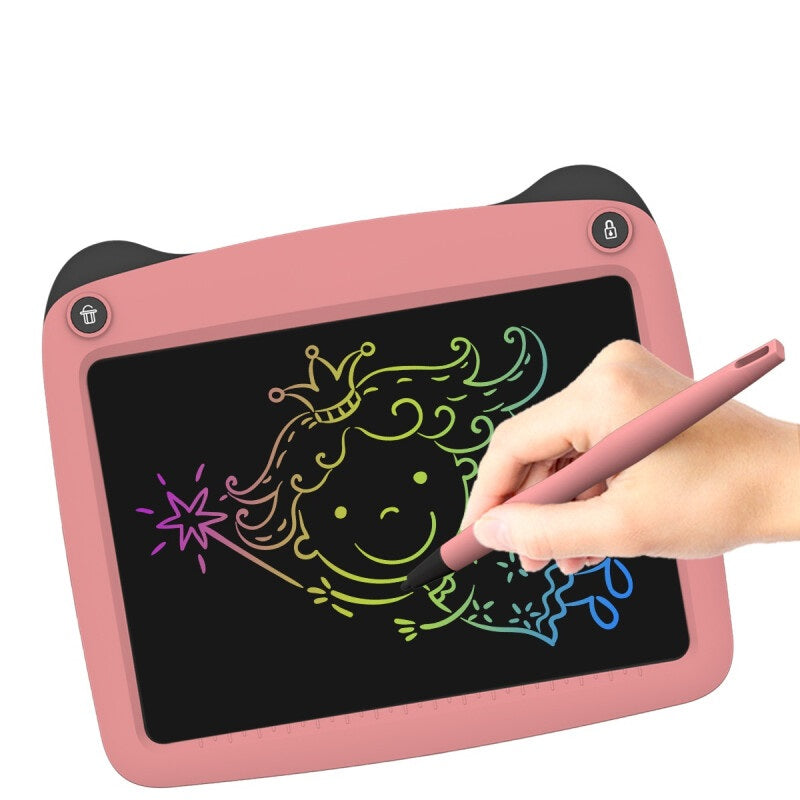 9-Inch High Quality LCD Electronic Drawing Board - Pink