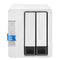 F2-221 Premium Dual Disk Network Storage Server - White