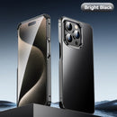 ABD-042207 Metal one-piece airbag case! Applicable magnetic apple 15 phone case 15promax anti-fall iphone15/14