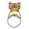 Cat Towel Ring Holder Heavy Duty Iron Bathroom Hanger Towel Holder Lovely Animal Bathroom Accessories