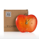 Apples Iron Clock Home Office School Decorative Creative Dual Use Clock Art One AA Battery Powered