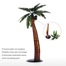 Tooarts Coconut Palm Sculpture Modern Iron Ornament Taste Art Decor Handmade Craft Special Beach Plant Styling Shelf and Desk Decoration Home Decor