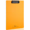 A6383 Premium Thick Clip Writing Board - Orange