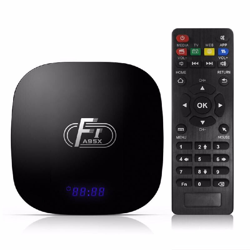 A95X F1 TV Box Amlogic S905W Set Top Box - Black