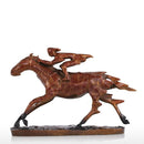 Tomfeel Horse Racing Modern Bronze Animal Sculpture