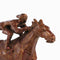 Tomfeel Horse Racing Modern Bronze Animal Sculpture