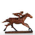 Tomfeel Horse Racing Modern Bronze Animal Sculpture