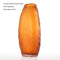 Tall Orange Glass Vase Ideal Gift for Wedding and Special Occasion Use for Roses Floral Arrangements Glass Vase Filler