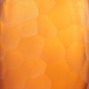 Tall Orange Glass Vase Ideal Gift for Wedding and Special Occasion Use for Roses Floral Arrangements Glass Vase Filler