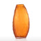 Tall Orange Glass Vase Ideal Gift for Wedding and Special Occasion Use for Roses Floral Arrangements Glass Vase Filler