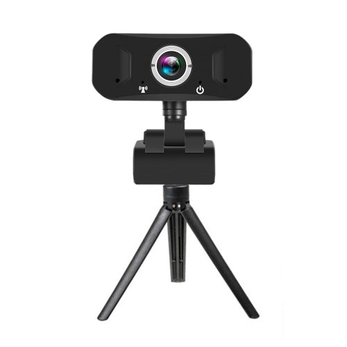 2K High Definition Video Webcam with Noise Reduction Mic Autofocus Function Web Cam USB2.0 Charging Port Computer PC Camera with Tripod Stand for Video Conference Live Streaming Recording Portable