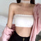 Non-slip Wireless Bralette Elastic Crop Tops Strapless Invisible Brassiere