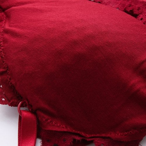 Fashion Women Bralette Bra Female Tops Embroidery Female Sheer Lace Strap Padded Bras