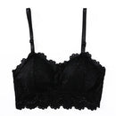 Fashion Women Bralette Bra Female Tops Embroidery Female Sheer Lace Strap Padded Bras