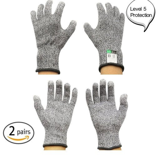 Anti-cut Gloves 5 Grade Safety Cut Proof Stab Resistant Stainless Steel