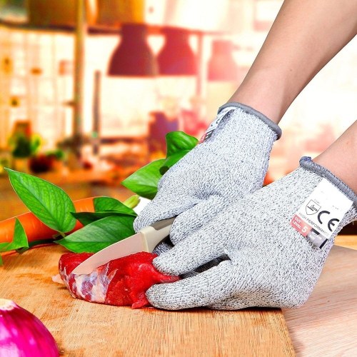 Anti-cut Gloves 5 Grade Safety Cut Proof Stab Resistant Stainless Steel