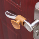 Anti-noise silicone door handle