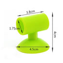 Anti-noise silicone door handle