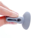 Anti-noise silicone door handle