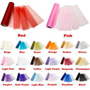 29CM * 25M Mariage Yarn Tulle Sheer Rolled Shape Elegant Gauze Mesh