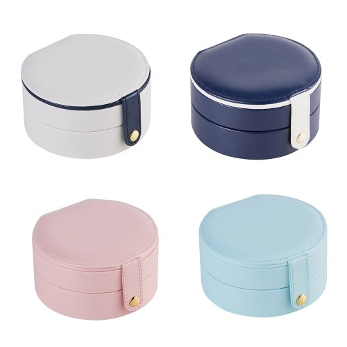 Jewelry Storage Box Organizer Round