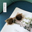 Retro Round Rim Fashion  Street Snap All-Match Sunglasses