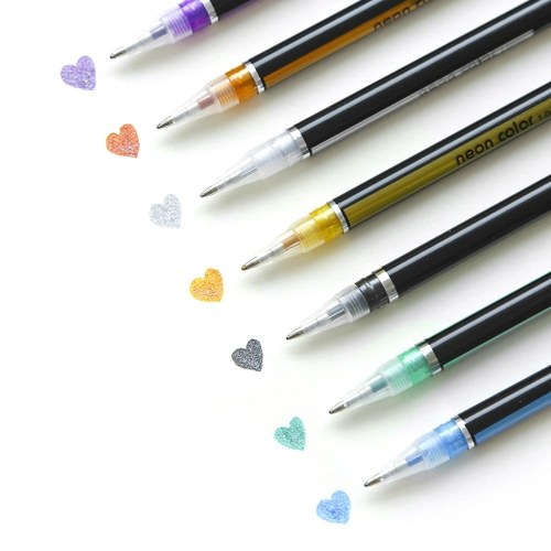 Multi Color Rainbow  Highlighter Gel Pen