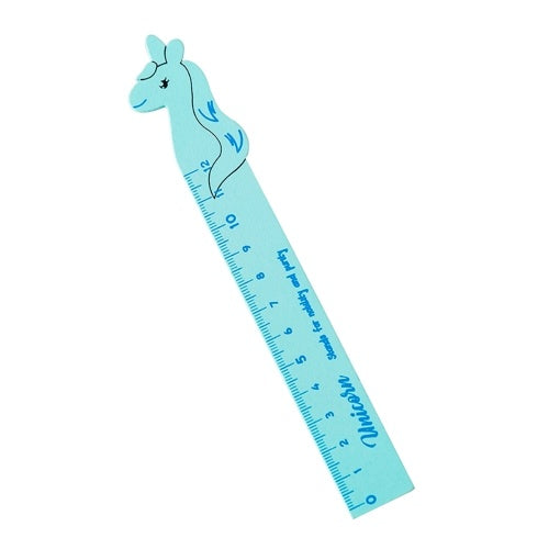 15cm/5.9in Cute Cartoon Ruler Wood Straight Ruler Measuring Tool