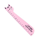 15cm/5.9in Cute Cartoon Ruler Wood Straight Ruler Measuring Tool