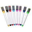 8pcs Color Magnetic Dry Erase Markers Set