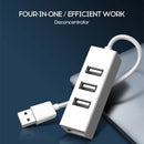 Portable Mini USB2.0 Port Four-In-One HUB Laptop Deconcentrator