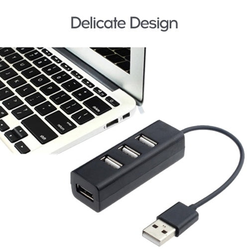 Portable Mini USB2.0 Port Four-In-One HUB Laptop Deconcentrator