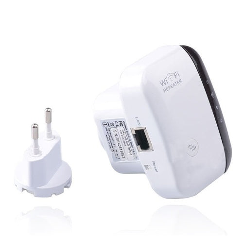 WiFi Range Extender 300Mbps Fast Wirelessly Repeater 2.4GHz Band Signal Booster One Key Easy Setup AP-Mode / Repeater Mode