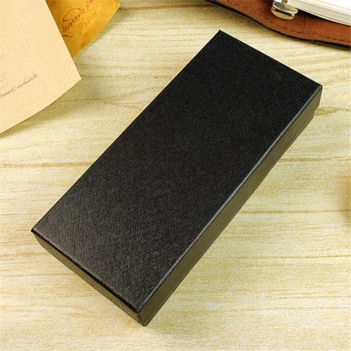 YAZOLE Watch Box Organizer Black Long Universal Watch Boxes Packaging Gift Box for Watch Bracelet Jewelry