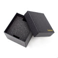 YAZOLE Watch Box Gift Box Watches Packaging Boxes Square Black Includes H-Shaped Sponge for Watch Bracelet Jewelry