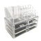 Transparents Acrylic Lipstick Storage Case Desktop Jewelry Storage Case With Drawer