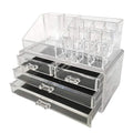 Transparents Acrylic Lipstick Storage Case Desktop Jewelry Storage Case With Drawer