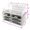 Transparents Acrylic Lipstick Storage Case Desktop Jewelry Storage Case With Drawer