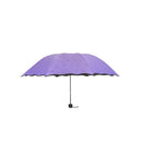 Rain Windproof Sunscreen Magic Flower Dome Ultraviolet-proof Folding Parasols Sunny Rainy Umbrella