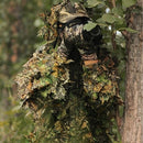 Mens 3D Tactic Sniper Clothes Lightweight Hooded Camouflage Ghillie Leaf Suit