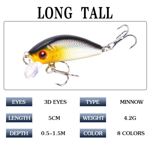 50mm Fishing Lures Bionic Bait