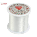 Transparent fishing line nylon hand-woven crystal beaded