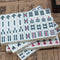 Chinese Numbered Mahjong Set