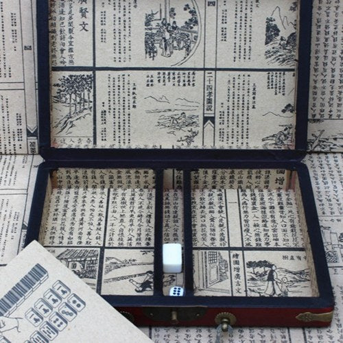 Chinese Numbered Mahjong Set