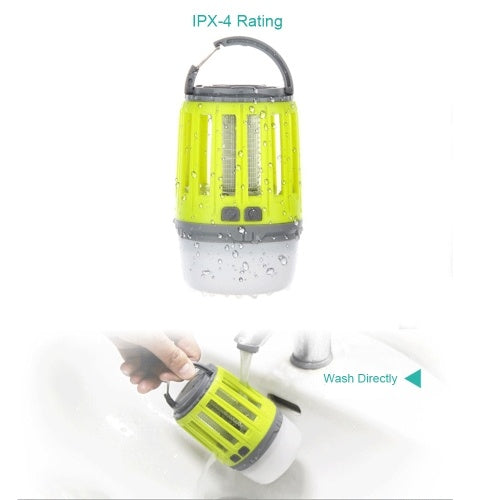 3-in-1 USB Rechargeable Outdoor LED Flashlight