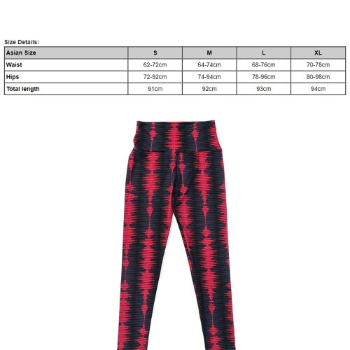 Running sports yoga pants Red