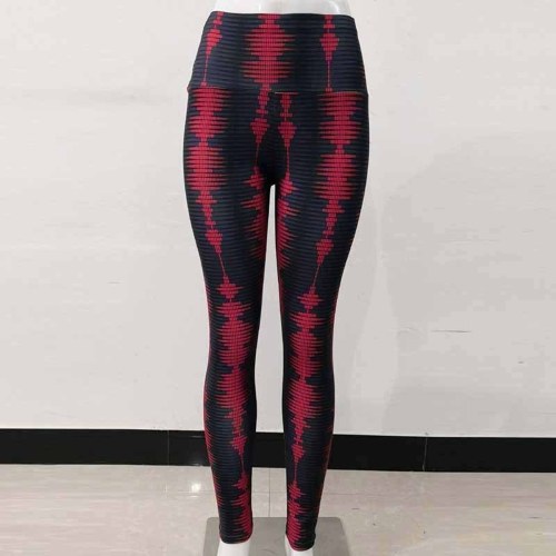 Running sports yoga pants Red