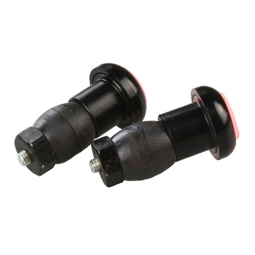 1 Pair Bar End Plug Lights Aluminum Alloy Handlebar End Cap Safety Lamps