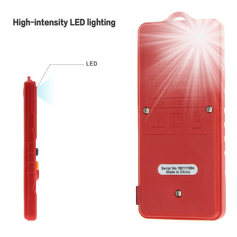 AN302 Portable Ultra-Thin Digital Multimeter - Red